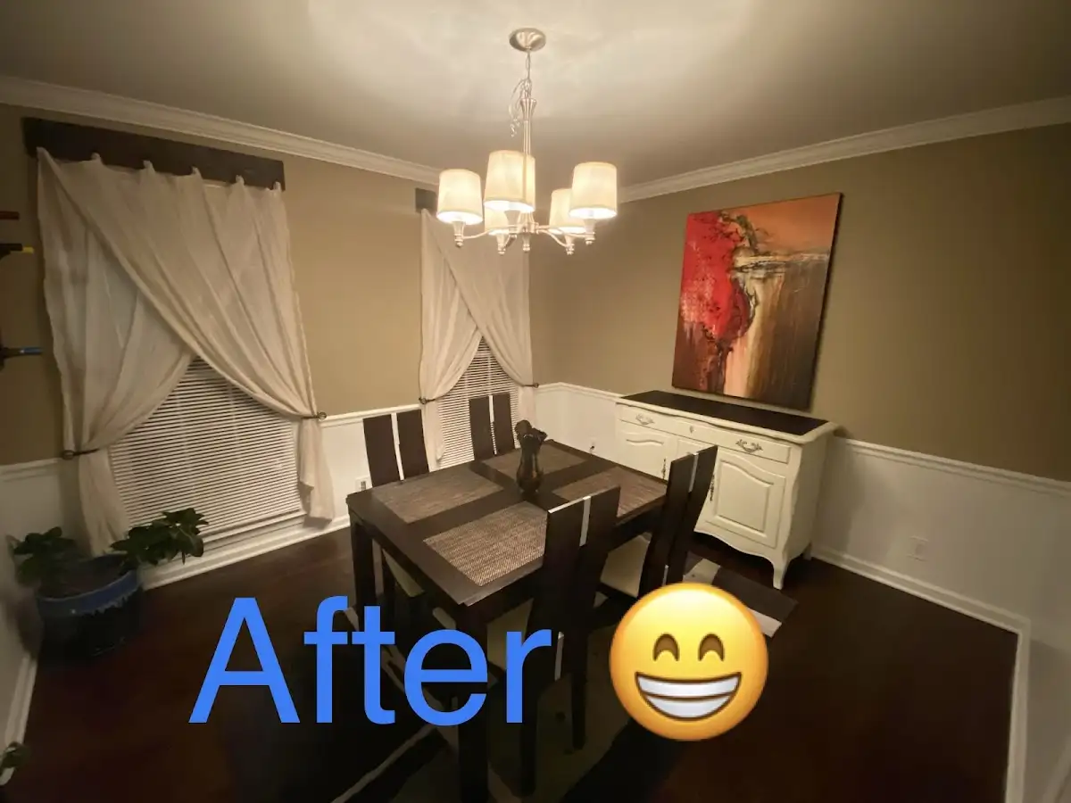 Professional dining room restoration after water damage in Havelock
